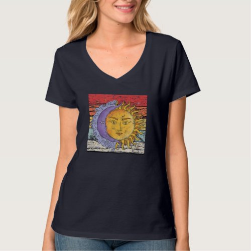 Celestial Bodies Galaxy Sun Moon Astronomy _ Tropi T_Shirt
