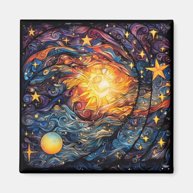 Celestial Bodies Magnet (Front)