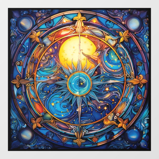 Celestial Bodies Window Cling (Sheet)