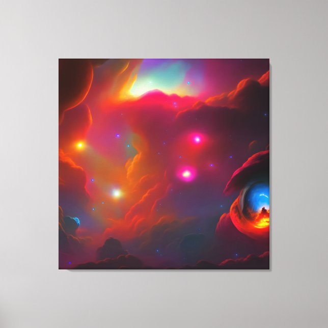 Celestial Body Canvas Print (Front)