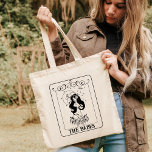 Celestial Boho Bachelorette Bride Babe Tarot Card Tote Bag<br><div class="desc">Are you looking for a unique and special gift for your bridesmaids? Check out our celestial boho bachelorette bride babe tarot card personalized tote bag! This tote bag is perfect for the bride-to-be on her bachelorette weekend. This bag is perfect for any bridesmaid on your list, and can be used...</div>
