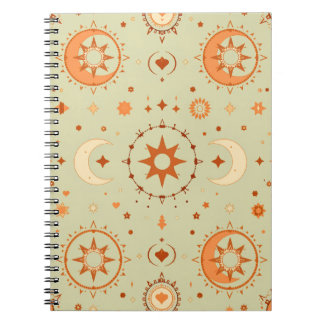 Celestial Boho Journal | Sun & Moon for Journaling