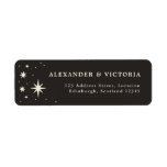Celestial Boho Tarot Return Address Label 