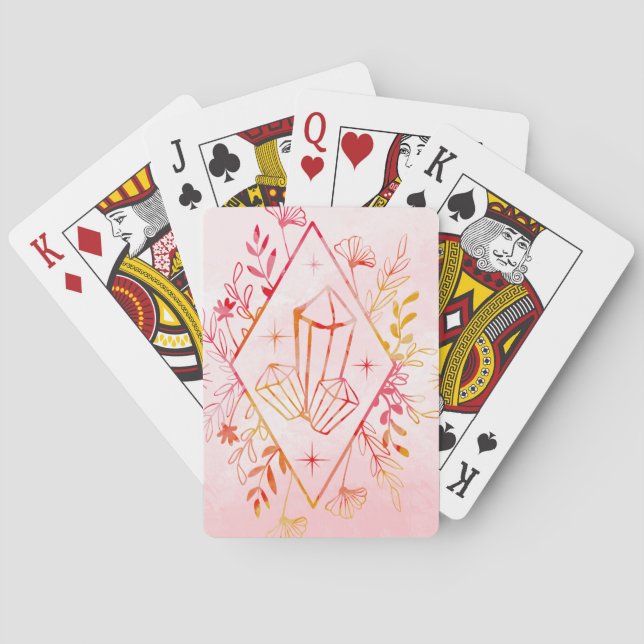 “Celestial Botanica” Classic Playing Cards (Back)