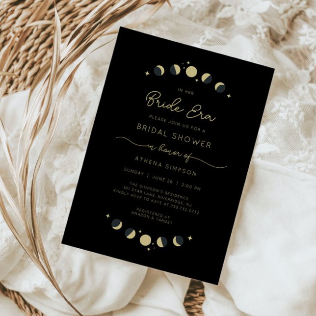 Celestial Bride Era Bridal Shower Invitation (Creator Uploaded)