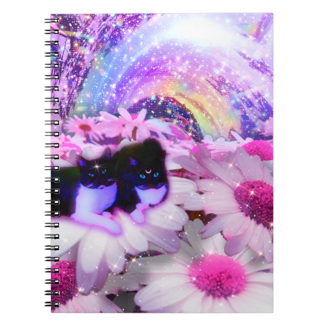 Celestial Brothers - Cat Notebook  (Front)