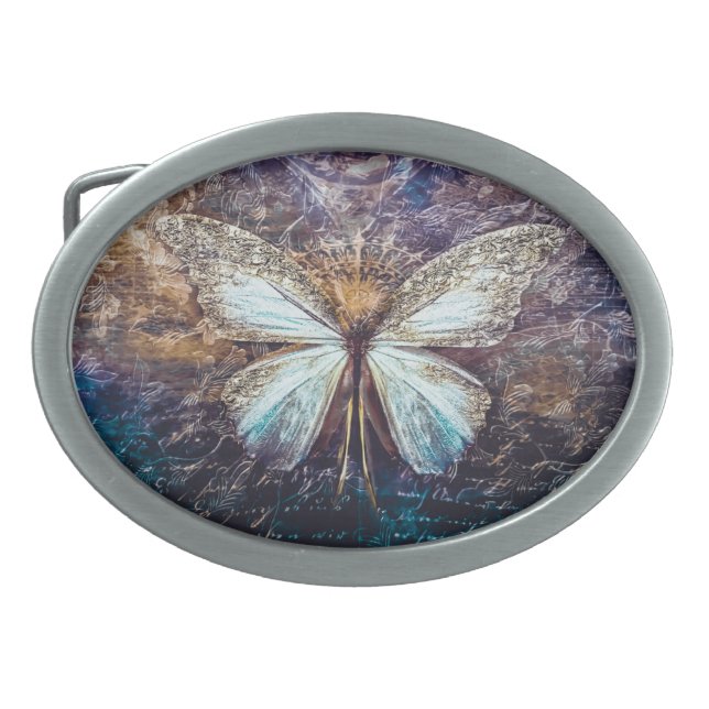 Celestial Butterfly Belt Buckle (Front)