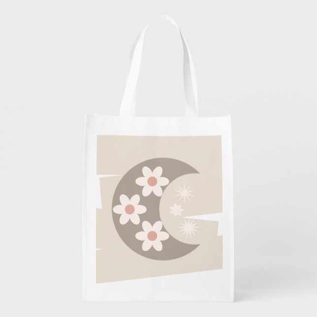 Celestial Calm! Grocery Bag (Back)
