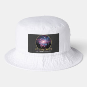 Celestial Camper Galaxy Night Scene Bucket Hat