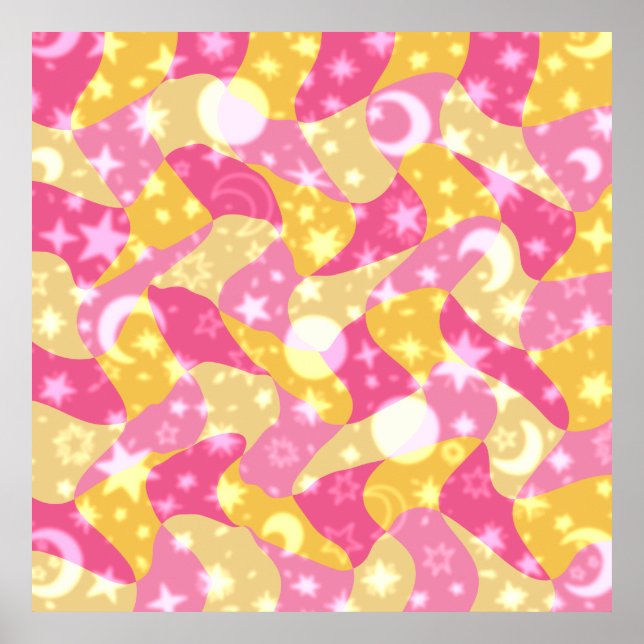 Celestial Candy Swirl Poster (Front)