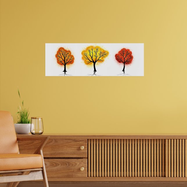 Celestial Canopy: Autumn Glow -  Poster (Living Room 2)