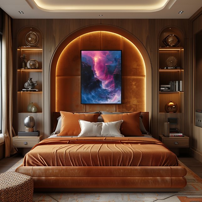 Celestial Canyon: Majestic Cosmic Rift Poster (Creator Uploaded)