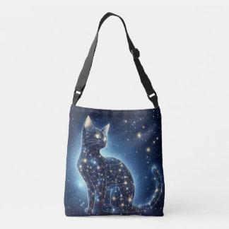 Celestial Cat Tote Bag – Mystical starry Feline