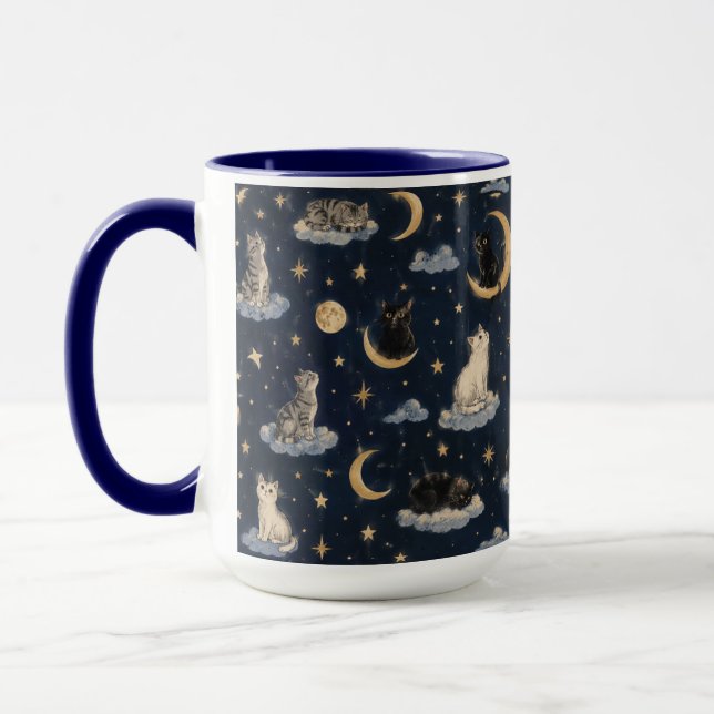 Celestial Cats Combo Mug (Left)