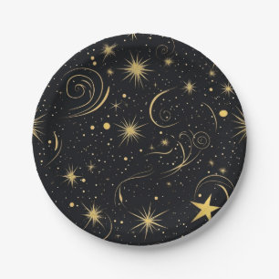 Celestial Charm Paper Bowl Plates