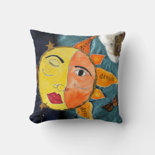 Celestial Circus Throw Pillow