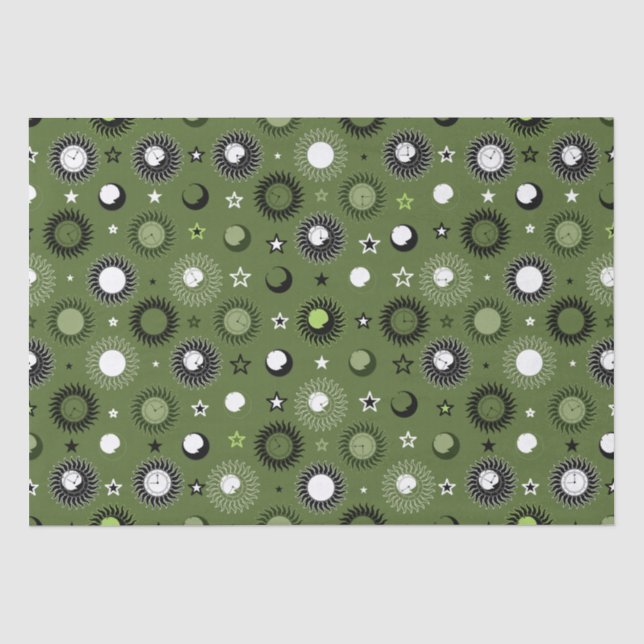Celestial Clockwork Tissue Paper (Front)