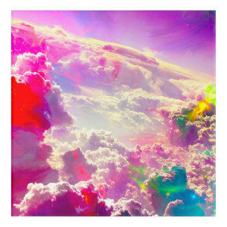 celestial clouds acrylic print