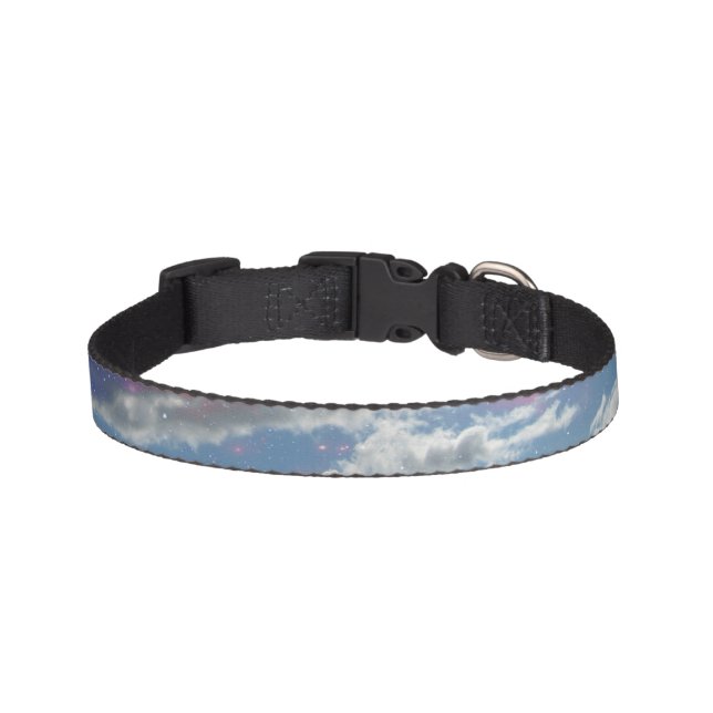 Celestial Clouds Pet Collar (Front)