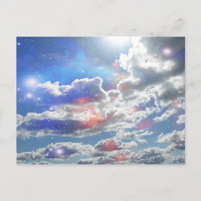 Celestial Clouds Postcard (Front)