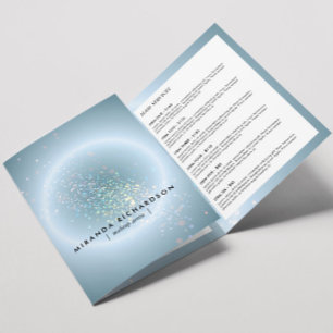Celestial Confetti Glow Blue Beauty Brochure