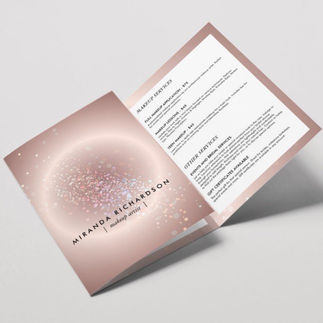 Celestial Confetti Glow Pink Beauty Brochure (Creator Uploaded)