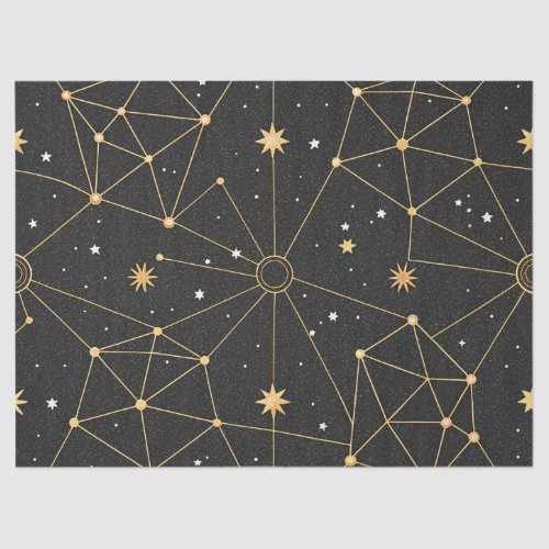 Celestial Constellation Star Pattern (3) Tissue Paper