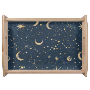 Celestial Constellation - Starry Night (1) Serving Tray