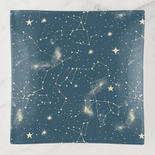 Celestial Constellation - Starry Night (2) Trinket Tray