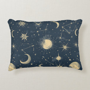 Celestial Constellation - Starry Night (3) Accent Pillow