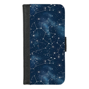 Celestial Constellation - Starry Night (3) iPhone 8/7 Wallet Case