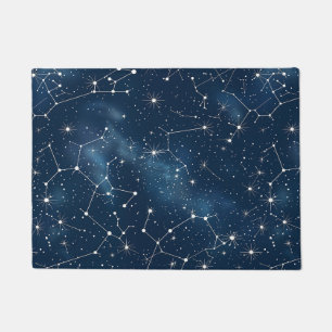 Celestial Constellation - Starry Night (4) Doormat