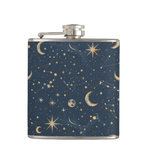 Celestial Constellation - Starry Night (4) Flask