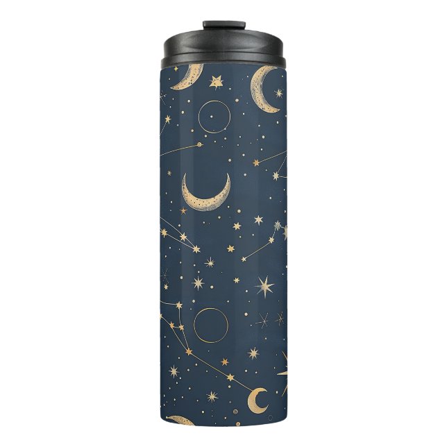 Celestial Constellation - Starry Night (4) Thermal Tumbler (Front)