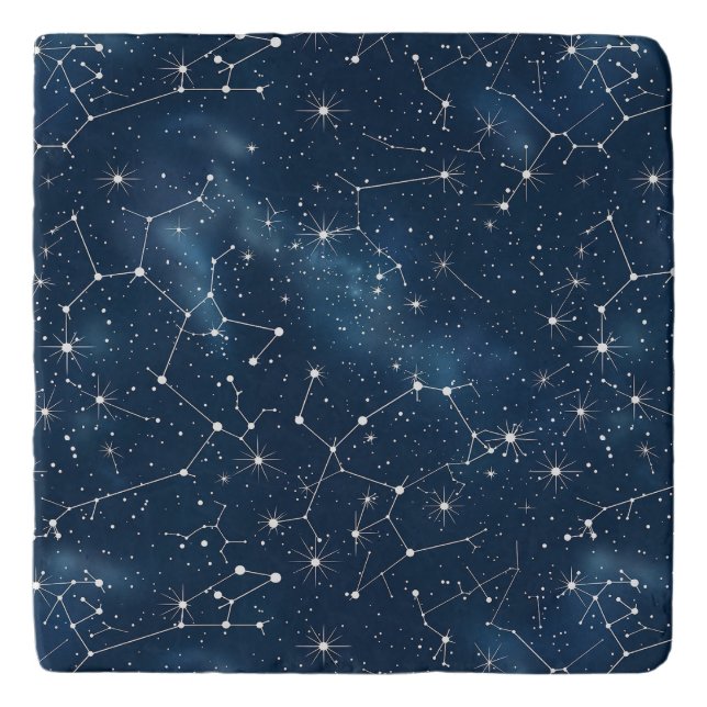 Celestial Constellation - Starry Night (4) Trivet (Front)