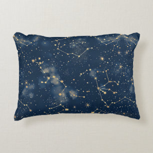 Celestial Constellation - Starry Night (5) Accent Pillow