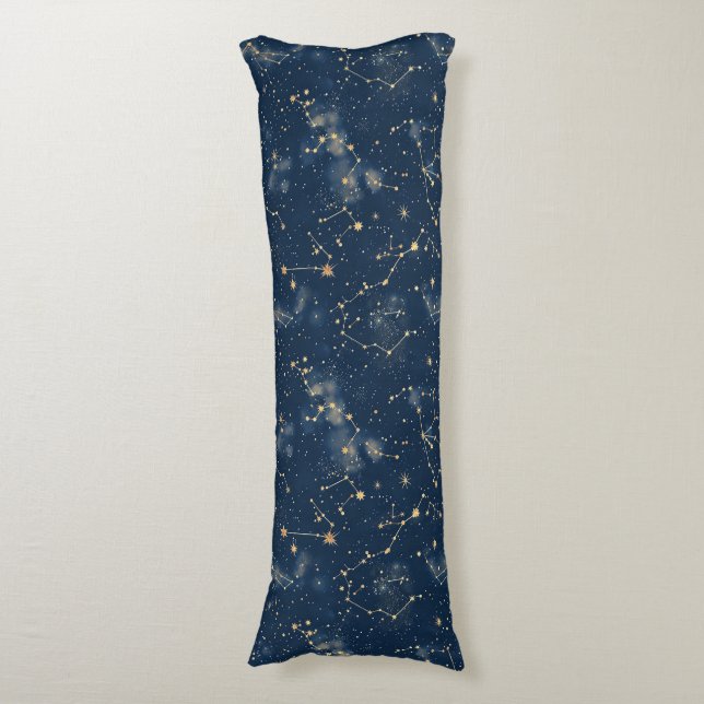 Celestial Constellation - Starry Night (5) Body Pillow (Front Vertical)