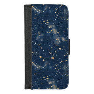 Celestial Constellation - Starry Night (5) iPhone 8/7 Wallet Case