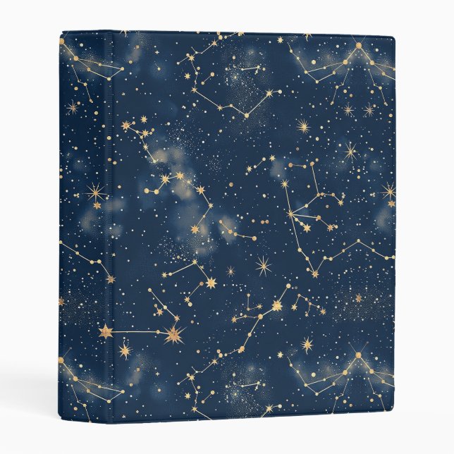 Celestial Constellation - Starry Night (5) Mini Binder (Front/Spine)
