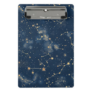 Celestial Constellation - Starry Night (5) Mini Clipboard