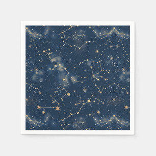 Celestial Constellation - Starry Night (5) Napkins