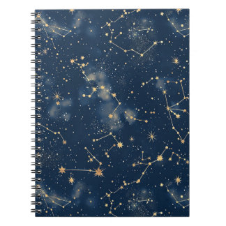 Celestial Constellation - Starry Night (5) Notebook