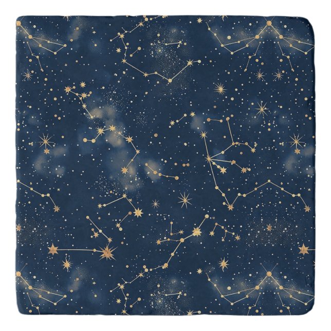 Celestial Constellation - Starry Night (5) Trivet (Front)
