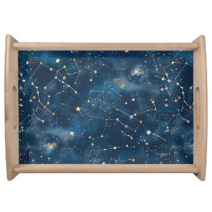 Celestial Constellation - Starry Night (6) Serving Tray