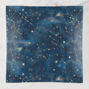 Celestial Constellation - Starry Night (6) Trinket Tray
