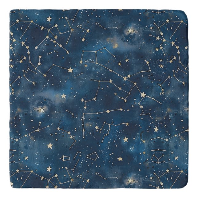 Celestial Constellation - Starry Night (6) Trivet (Front)