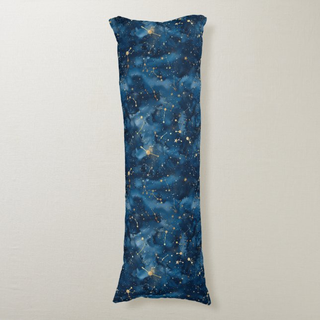 Celestial Constellation - Starry Night (7) Body Pillow (Front Vertical)