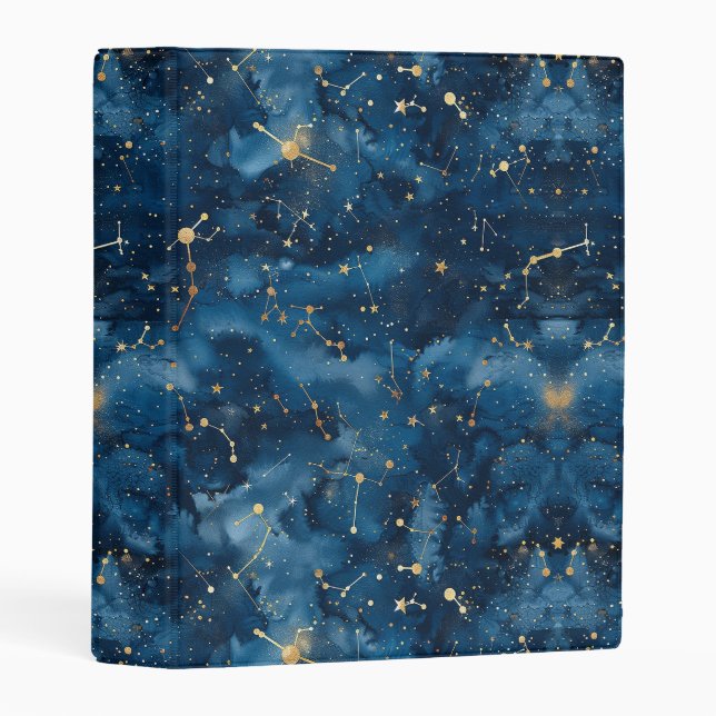 Celestial Constellation - Starry Night (7) Mini Binder (Front/Spine)