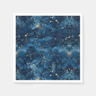 Celestial Constellation - Starry Night (7) Napkins