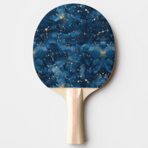 Celestial Constellation - Starry Night (7) Ping Pong Paddle